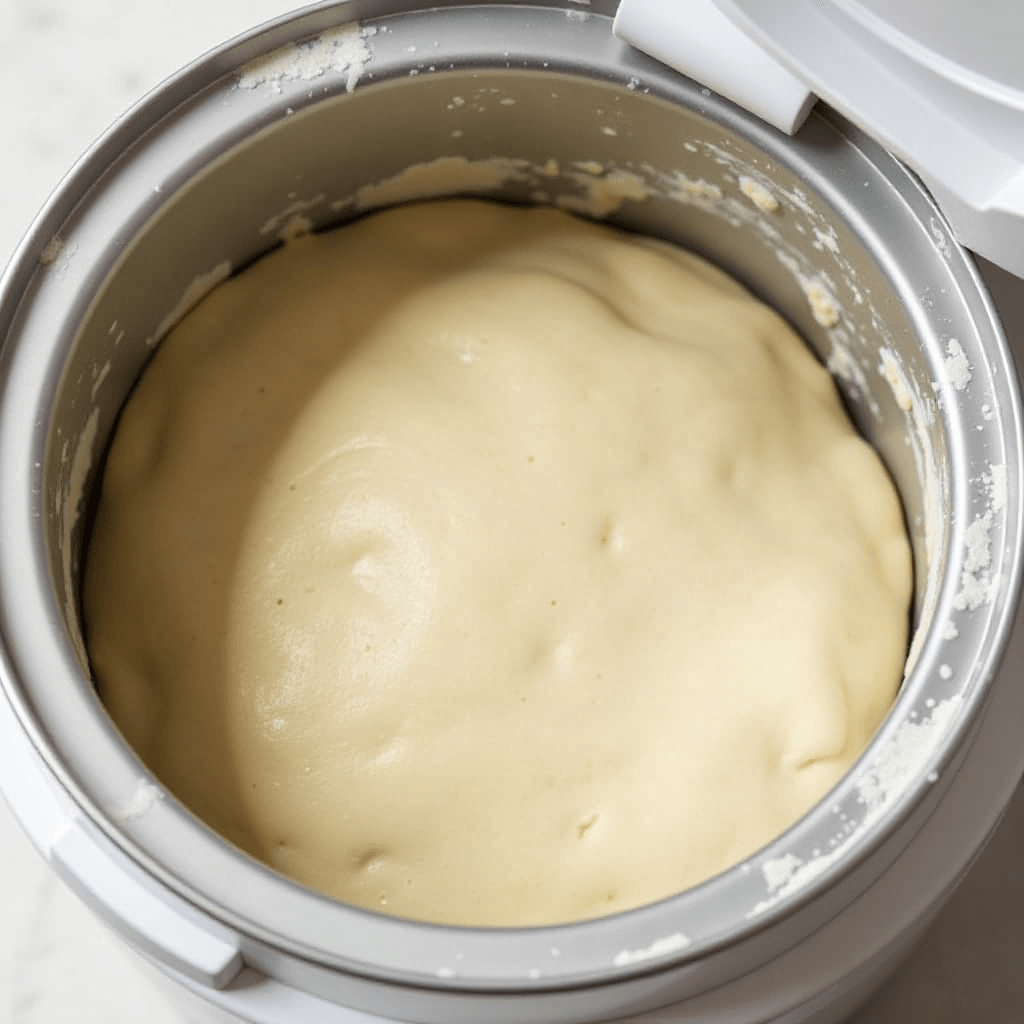 "Ingredients for pizza dough in a bread machine"